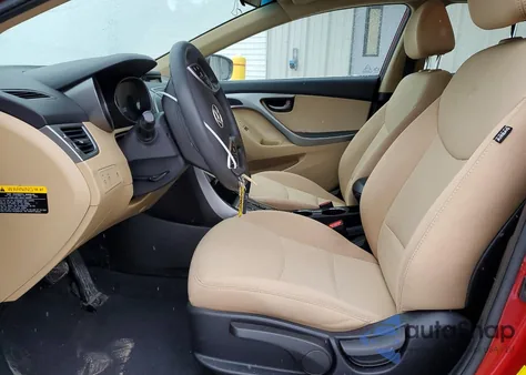 2013 Hyundai Elantra Gls из США, поврежденный, VIN 5NPDH4AE3DH377815